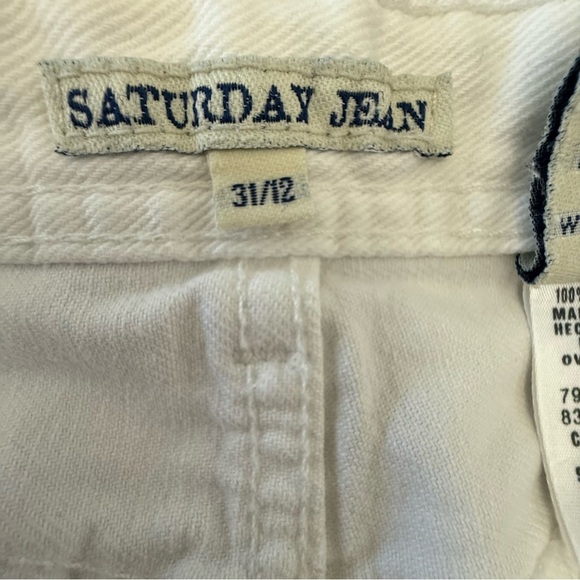 Polo Ralph Lauren Saturday Cropped‎ Wide Leg Jean Size 31 - Picture 4 of 5